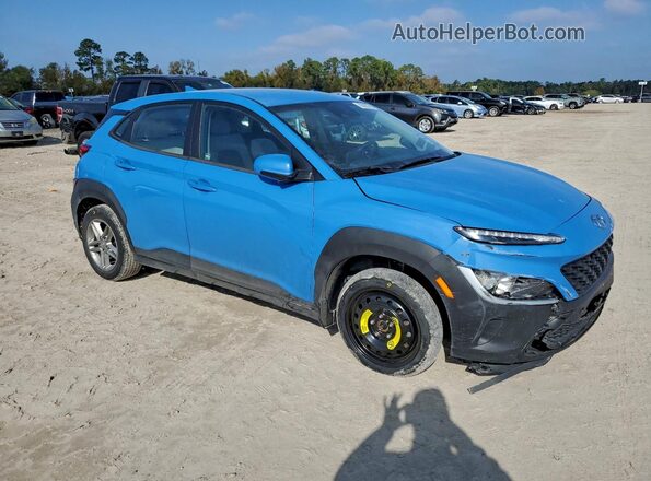 KM8K22AB3NU779565 2022 HYUNDAI KONA Blue Przód prawy