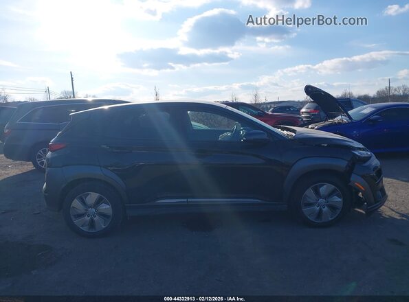 KM8K23AG8MU122809 2021 HYUNDAI KONA ELECTRIC Black Widok wnętrza z tyłu