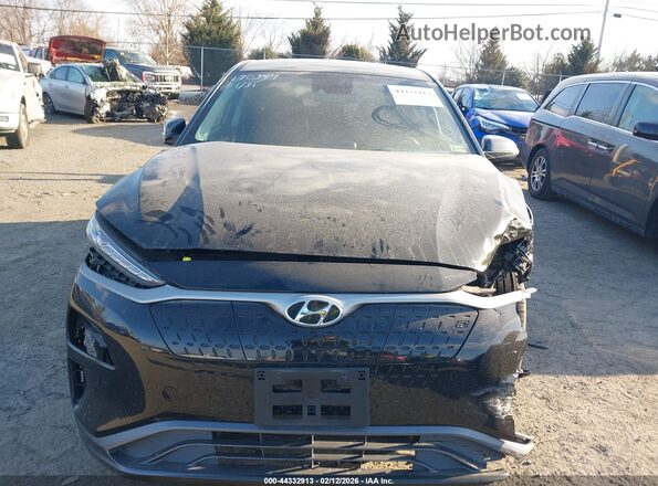 KM8K23AG8MU122809 2021 HYUNDAI KONA ELECTRIC Black Widok zestawu wskaźników