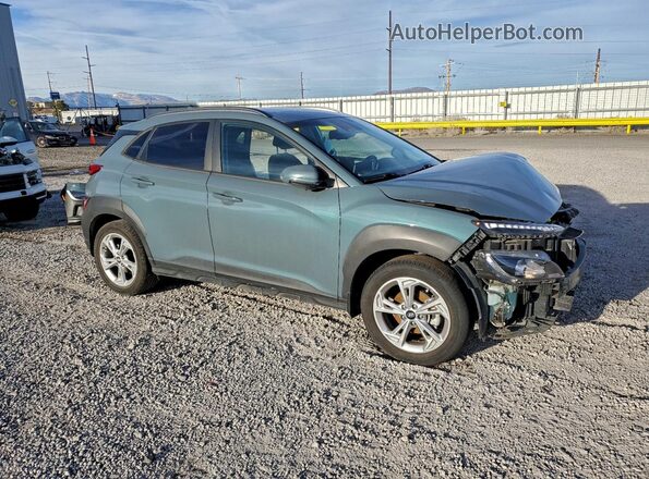 KM8K32AB2NU898902 2022 HYUNDAI KONA Blue Przód prawy