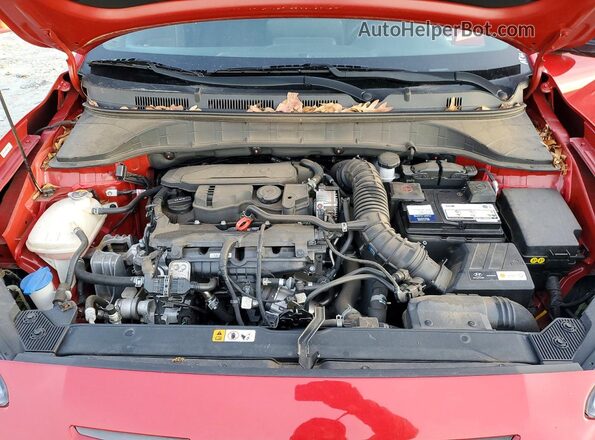 KM8K33A36NU794458 2022 HYUNDAI KONA Red Սալոնի հետևի տեսք