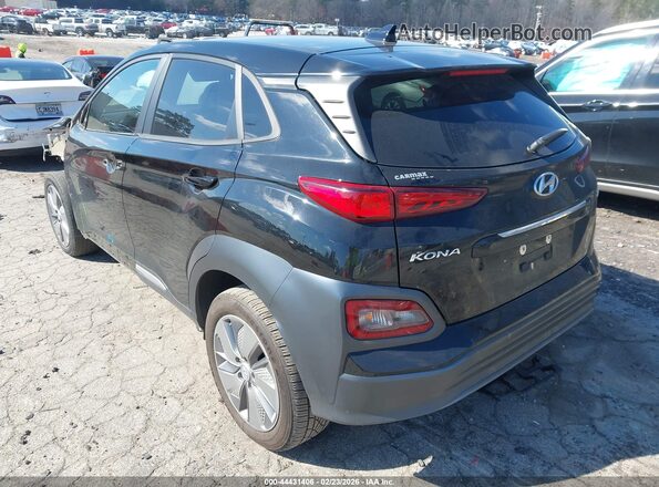 KM8K33AG0MU129850 2021 HYUNDAI KONA ELECTRIC Черный Задняя левая четверть