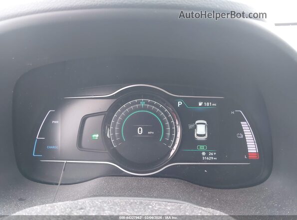 KM8K33AG5KU040465 2019 HYUNDAI KONA EV Синий Вид задних сидений