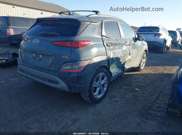 KM8K3CAB3NU788866 2022 HYUNDAI KONA Blue Задня права чверть