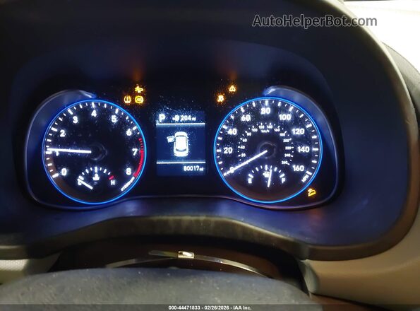 KM8K62AA4JU108315 2018 HYUNDAI KONA Black Հետևի նստատեղերի տեսք