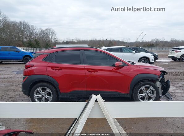 KM8K62AB3NU804355 2022 HYUNDAI KONA Красный Вид задней части салона