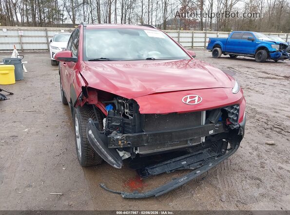 KM8K62AB3NU804355 2022 HYUNDAI KONA Красный Вид спереди