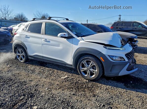 KM8K6CAB0NU832202 2022 HYUNDAI KONA Белый Передняя правая четверть
