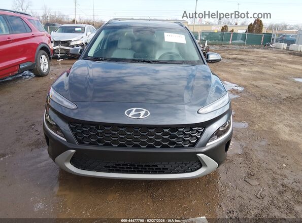 KM8K6CAB0PU939950 2023 HYUNDAI KONA Серый Вид задней части салона