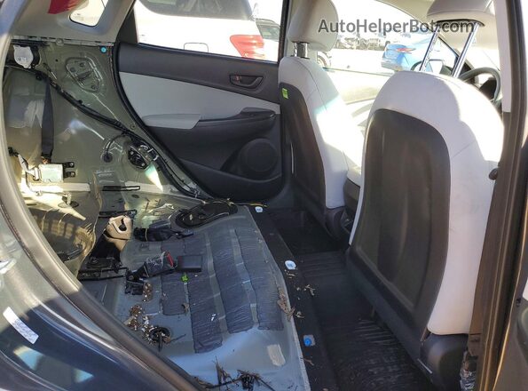KM8K6CAB2PU030575 2023 HYUNDAI KONA Gray Rear seats view