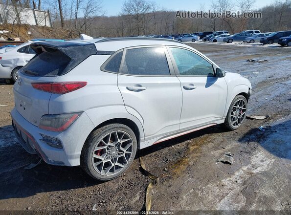 KM8KH3AC2NU004087 2022 HYUNDAI KONA N Gray უკანა მარჯვენა