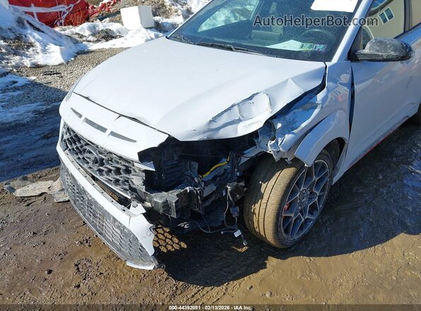 KM8KH3AC2NU004087 2022 HYUNDAI KONA N Gray წინა ხედი