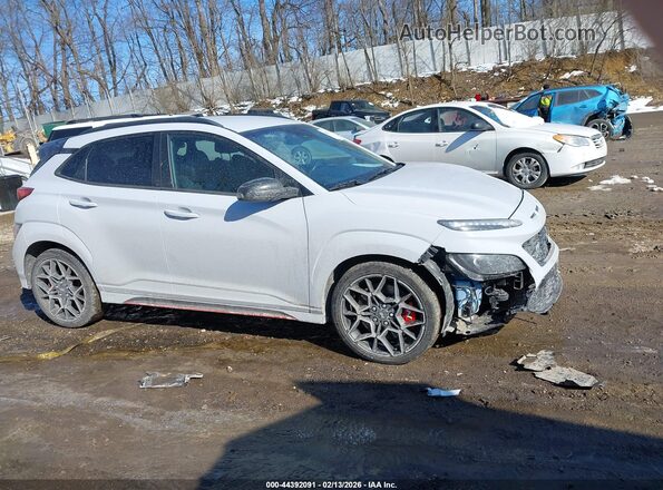 KM8KH3AC2NU004087 2022 HYUNDAI KONA N Gray უკანა სალონის ხედი