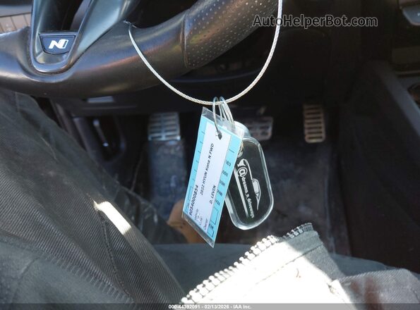 KM8KH3AC2NU004087 2022 HYUNDAI KONA N Gray წინა პანელის ხედი
