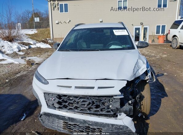 KM8KH3AC2NU004087 2022 HYUNDAI KONA N Gray ხელსაწყოთა პანელის ხედი