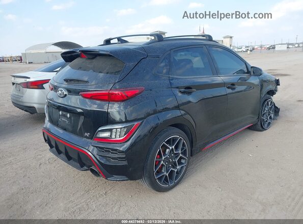 KM8KH3ACXPU011291 2023 HYUNDAI KONA N Black უკანა მარჯვენა