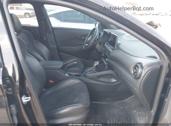 KM8KH3ACXPU011291 2023 HYUNDAI KONA N Black წინა სალონის ხედი