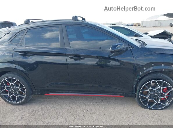 KM8KH3ACXPU011291 2023 HYUNDAI KONA N Black უკანა სალონის ხედი