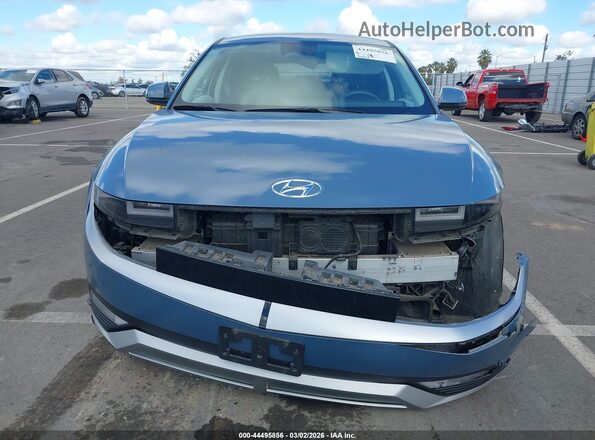 KM8KM4AE4NU109068 2022 HYUNDAI IONIQ 5 Light Blue Widok zestawu wskaźników