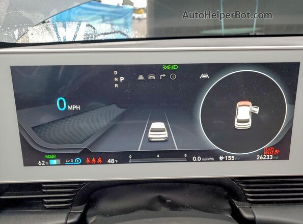 KM8KMDAF5PU214360 2023 HYUNDAI IONIQ Зеленый Вид щитка приборов