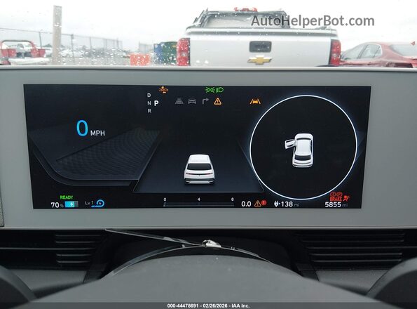 KM8KNDAF1PU206141 2023 HYUNDAI IONIQ 5 Gray Widok tylnych siedzeń