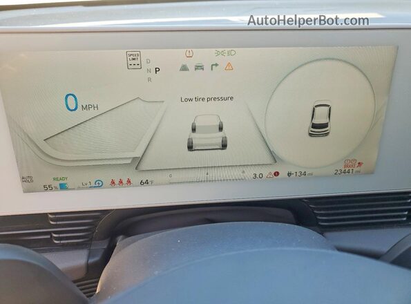 KM8KNDAF4PU230997 2023 HYUNDAI IONIQ Gray Սարքավորումների վահանակի տեսք