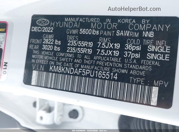 KM8KNDAF5PU165514 2023 HYUNDAI IONIQ 5 Белый Вид подкапотного пространства