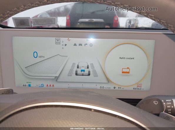 KM8KNDAF7PU181987 2023 HYUNDAI IONIQ 5 White უკანა სავარძლების ხედი