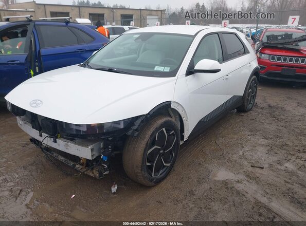KM8KNDAF7PU181987 2023 HYUNDAI IONIQ 5 White წინა მარცხენა ხედი სამი მეოთხედიდან