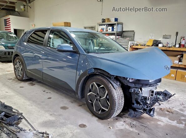 KM8KNDAF9PU192599 2023 HYUNDAI IONIQ Blue Przód prawy