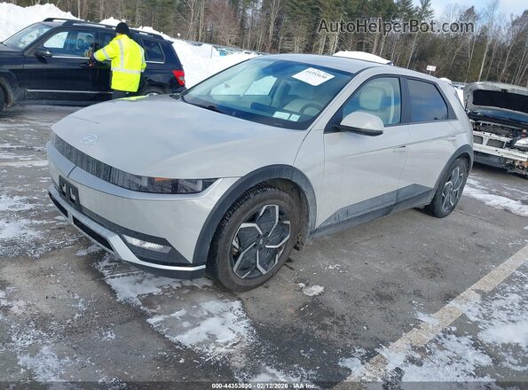 KM8KNDAFXPU168327 2023 HYUNDAI IONIQ 5 Gray Առջևի ձախ երեք քառորդ տեսարան