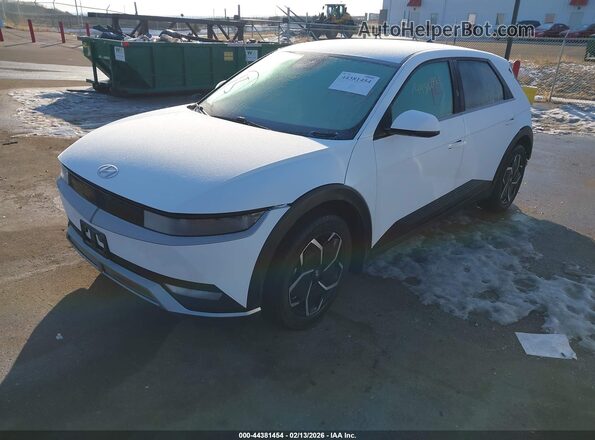 KM8KNDDF2RU233590 2024 HYUNDAI IONIQ 5 White Առջևի ձախ երեք քառորդ տեսարան
