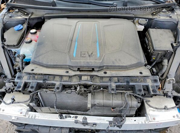 KM8KRDAF1NU071986 2022 HYUNDAI IONIQ Gray Vista del compartimento del motor