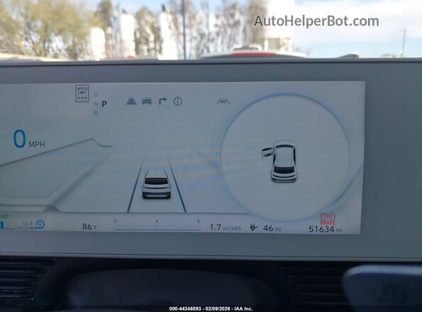 KM8KRDAF4NU064918 2022 HYUNDAI IONIQ 5 Gray Widok tylnych siedzeń