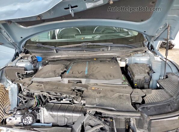 KM8KRDAF8NU070589 2022 HYUNDAI IONIQ Gray Widok wnętrza z tyłu