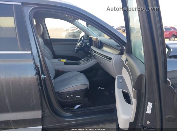 KM8R2DGE4RU662448 2024 HYUNDAI PALISADE Gray Widok wnętrza z przodu