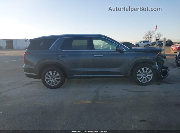 KM8R2DGE4RU662448 2024 HYUNDAI PALISADE Gray Widok wnętrza z tyłu
