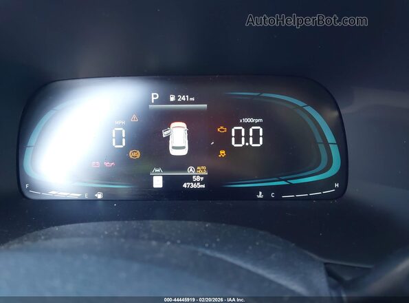 KM8R34GE0PU544908 2023 HYUNDAI PALISADE White Հետևի նստատեղերի տեսք