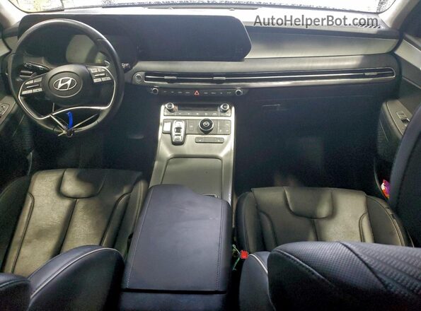 KM8R34GE7PU614954 2023 HYUNDAI PALISADE Gray წინა პანელის ხედი