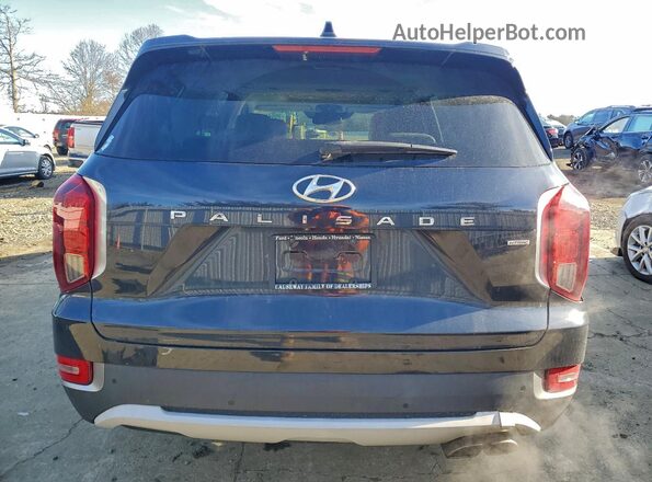 KM8R4DHE3LU103764 2020 HYUNDAI PALISADE Blue Вид ззаду