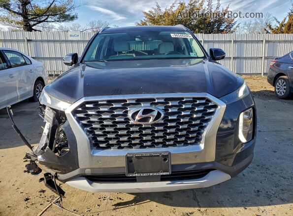 KM8R4DHE3LU103764 2020 HYUNDAI PALISADE Blue Вид спереду