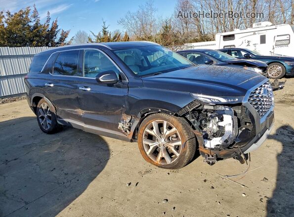 KM8R4DHE3LU103764 2020 HYUNDAI PALISADE Blue Передня права чверть