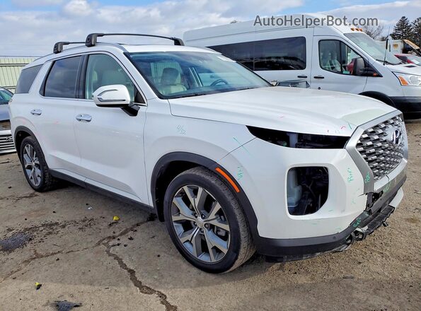KM8R4DHE8MU212593 2021 HYUNDAI PALISADE White 