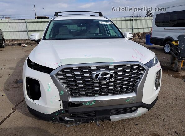 KM8R4DHE8MU212593 2021 HYUNDAI PALISADE White 