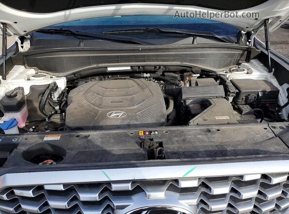 KM8R4DHE8MU212593 2021 HYUNDAI PALISADE White 