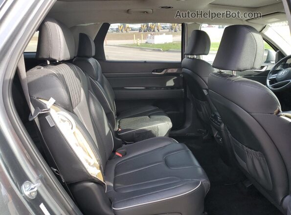 KM8R5DGE9PU489434 2023 HYUNDAI PALISADE Угольный Вид задней части салона