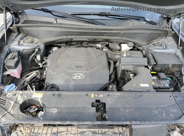 KM8R5DGE9PU489434 2023 HYUNDAI PALISADE Угольный Вид подкапотного пространства