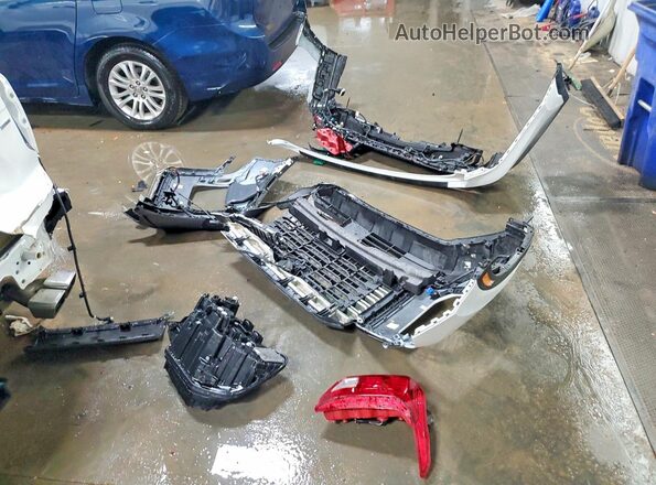 KM8R5DGE9PU569249 2023 HYUNDAI PALISADE White Vista del compartimento del motor