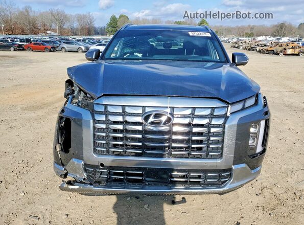 KM8R74GEXPU563292 2023 HYUNDAI PALISADE Gray წინა ხედი