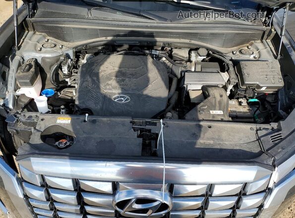 KM8R74GEXPU563292 2023 HYUNDAI PALISADE Gray უკანა სალონის ხედი